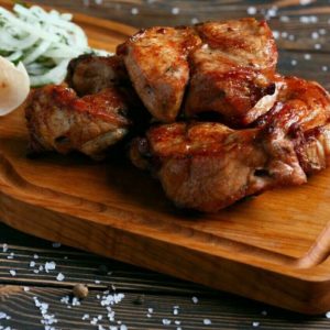 Шашлык из свиной шейки в Сходне