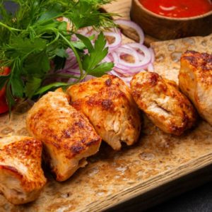 Шашлык из индейки в Сходне